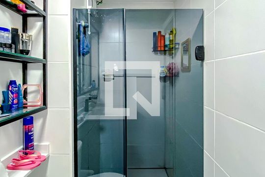 Banheiro de apartamento à venda com 1 quarto, 30m² em Alto da Mooca, São Paulo