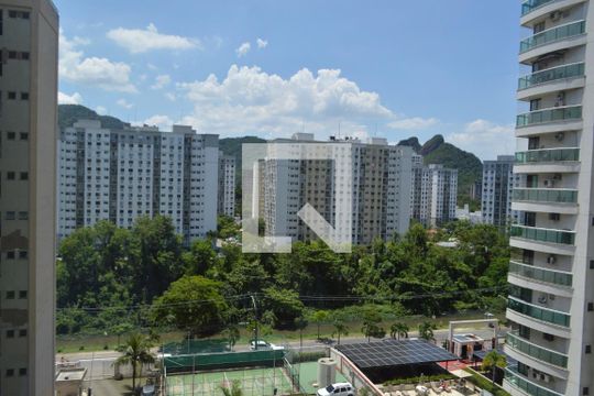 Vista da Varanda de apartamento para alugar com 3 quartos, 78m² em Jacarepaguá, Rio de Janeiro