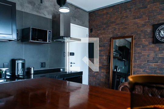 Cozinha de kitnet/studio para alugar com 1 quarto, 33m² em Jardim Faculdade, Sorocaba