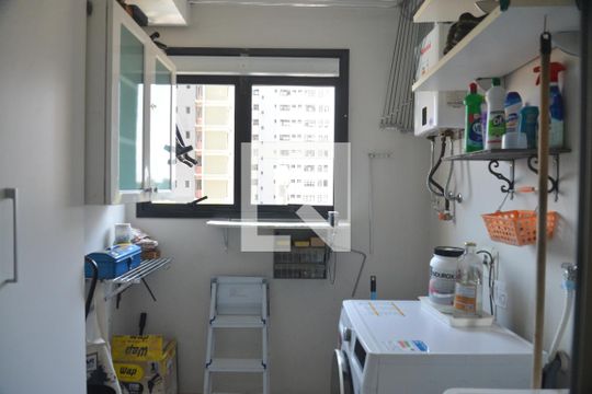 Área de serviço  de apartamento à venda com 2 quartos, 94m² em Jardim, Santo André
