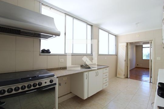 Cozinha de apartamento para alugar com 3 quartos, 190m² em Itaim Bibi, São Paulo