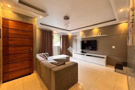 Sala de casa à venda com 3 quartos, 156m² em Jardim Utinga, Santo André