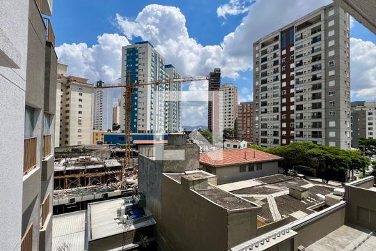 Vista da Sacada de kitnet/studio à venda com 1 quarto, 27m² em Sumarezinho, São Paulo