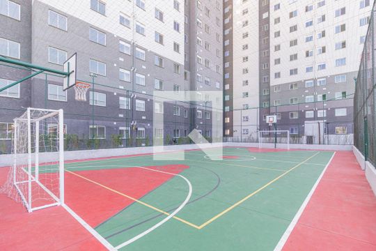 Área comum - Quadra poliesportiva de apartamento para alugar com 2 quartos, 40m² em Vila da Oportunidade, Carapicuíba