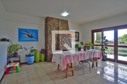 Sala de Jantar de casa à venda com 4 quartos, 401m² em Jardim Floresta, Porto Alegre