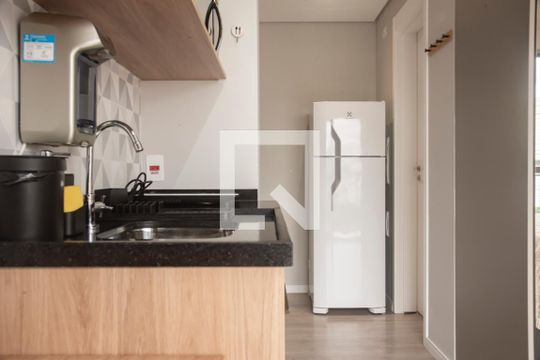 Cozinha de kitnet/studio à venda com 1 quarto, 25m² em Vila Mariana, São Paulo