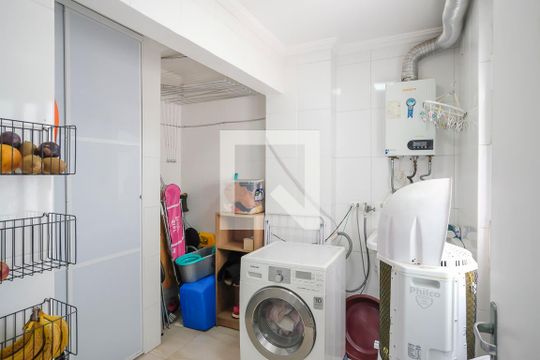Área de serviço de apartamento à venda com 3 quartos, 104m² em Vila Caminho do Mar, São Bernardo do Campo