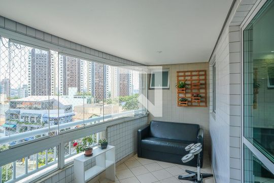 Varanda gourmet de apartamento à venda com 3 quartos, 104m² em Vila Caminho do Mar, São Bernardo do Campo
