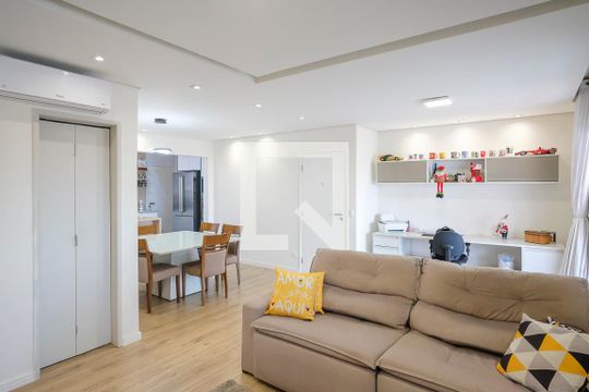 Sala de apartamento à venda com 3 quartos, 104m² em Vila Caminho do Mar, São Bernardo do Campo