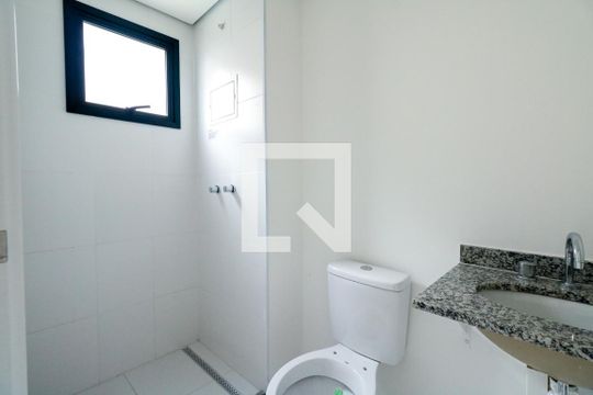 Banheiro da Suíte de apartamento à venda com 2 quartos, 61m² em Jardim, Santo André