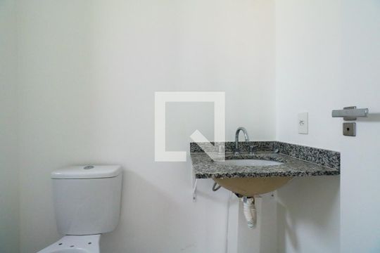 Banheiro da Suíte de apartamento à venda com 2 quartos, 57m² em Jardim, Santo André