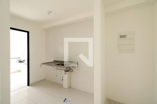 Cozinha de apartamento à venda com 2 quartos, 61m² em Jardim, Santo André