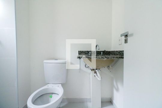 Banheiro da Suíte de apartamento à venda com 2 quartos, 61m² em Jardim, Santo André