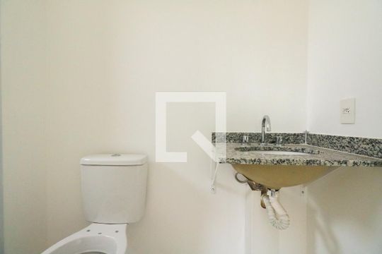 Banheiro da Suíte de apartamento à venda com 2 quartos, 57m² em Jardim, Santo André