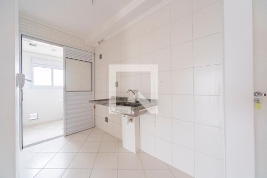 Cozinha de apartamento à venda com 3 quartos, 61m² em Vila Curuçá, Santo André