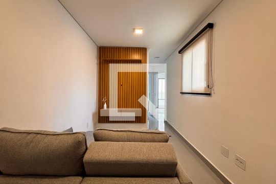 Sala de apartamento à venda com 2 quartos, 94m² em Jardim, Santo André