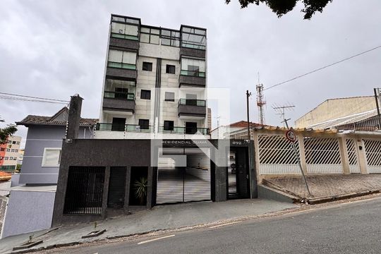 Fachada + plaquinha  de apartamento à venda com 2 quartos, 94m² em Jardim, Santo André