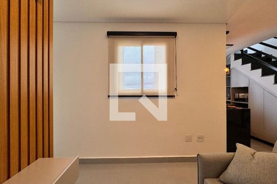 Sala de apartamento para alugar com 2 quartos, 94m² em Jardim, Santo André