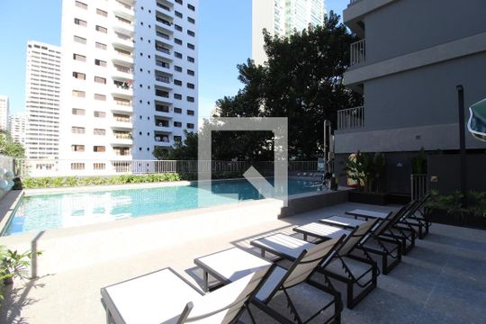 Área Comum - Piscina de apartamento à venda com 3 quartos, 85m² em Moema, São Paulo