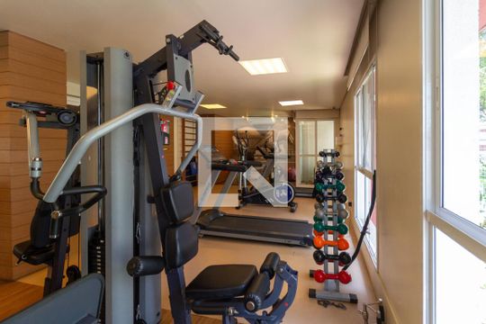 Área comum - Academia de apartamento para alugar com 1 quarto, 68m² em Alto da Lapa, São Paulo