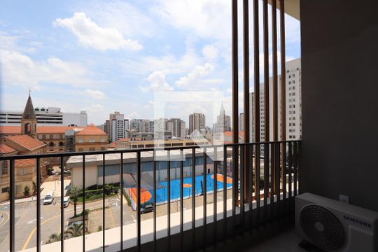 Varanda de kitnet/studio para alugar com 1 quarto, 26m² em Vila Mariana, São Paulo
