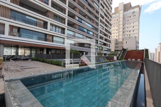 Área comum - Piscina de kitnet/studio para alugar com 1 quarto, 26m² em Vila Mariana, São Paulo
