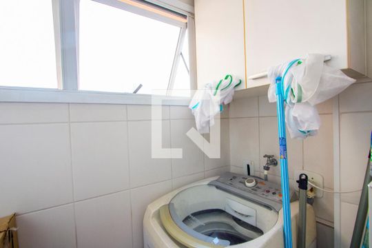 Área de serviço de apartamento à venda com 2 quartos, 54m² em Casa Branca, Santo André