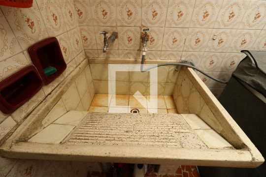 Área de Serviço de casa à venda com 3 quartos, 150m² em Jardim, Santo André