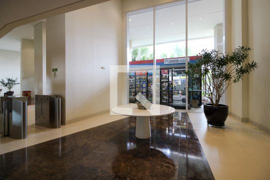 Área comum - Hall social de apartamento para alugar com 1 quarto, 70m² em Pinheiros, São Paulo