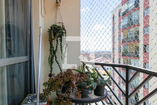 Varanda da Sala de apartamento à venda com 3 quartos, 67m² em Vila Regina, São Paulo