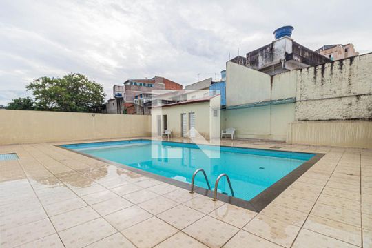Área comum - Piscina de apartamento para alugar com 3 quartos, 63m² em Jardim Utinga, Santo André