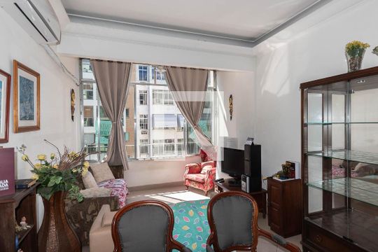 Sala de apartamento à venda com 3 quartos, 96m² em Tijuca, Rio de Janeiro