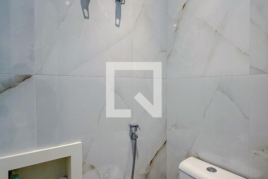 Banheiro da Suíte de casa de condomínio à venda com 3 quartos, 145m² em Vila Mariana, São Paulo