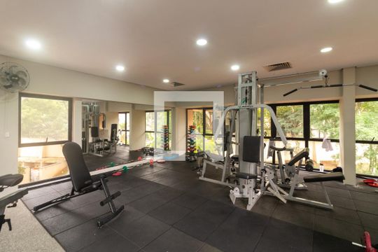Área comum - Academia de apartamento à venda com 1 quarto, 50m² em Paraíso do Morumbi, São Paulo