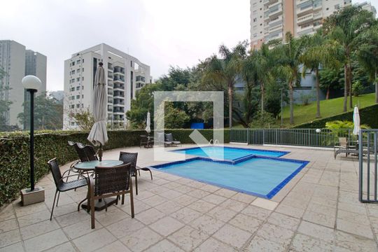 Área comum - Piscina de apartamento para alugar com 3 quartos, 86m² em Parque Bairro Morumbi, São Paulo