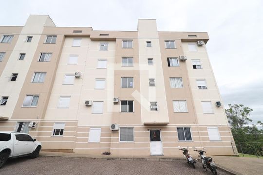 Fachada do bloco de apartamento para alugar com 2 quartos, 51m² em Santo Afonso, Novo Hamburgo