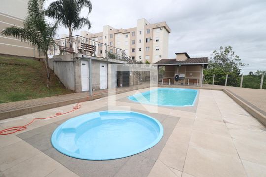 piscina de apartamento para alugar com 2 quartos, 51m² em Santo Afonso, Novo Hamburgo