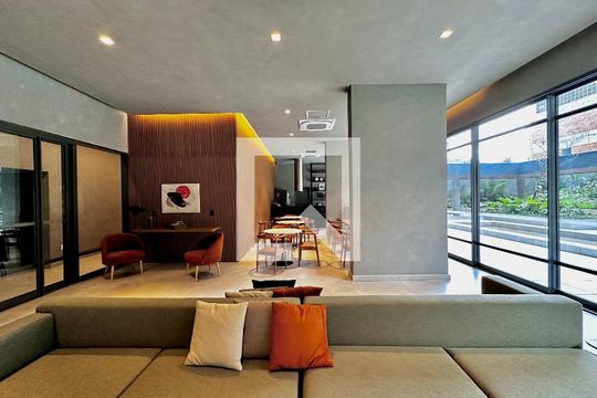 Área comum de apartamento à venda com 2 quartos, 59m² em Santo Amaro, São Paulo
