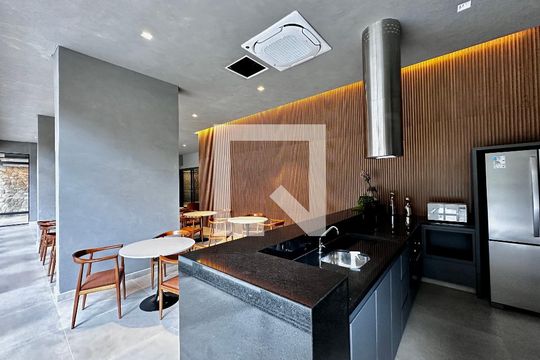 Área comum de apartamento à venda com 2 quartos, 59m² em Santo Amaro, São Paulo