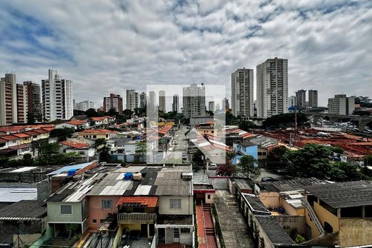 Sala - Vista de apartamento para alugar com 2 quartos, 60m² em Vila Congonhas, São Paulo