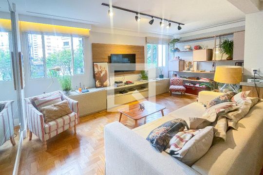 Sala de apartamento para alugar com 2 quartos, 85m² em Consolação, São Paulo