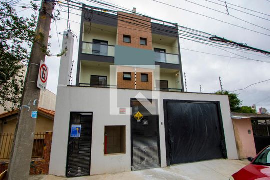Fachada de apartamento à venda com 2 quartos, 55m² em Vila Alice, Santo André