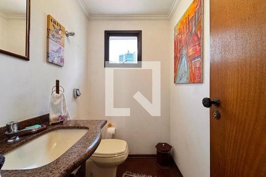 Lavabo de apartamento à venda com 4 quartos, 150m² em Jardim, Santo André