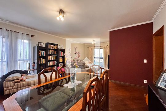 Sala de apartamento à venda com 4 quartos, 150m² em Jardim, Santo André