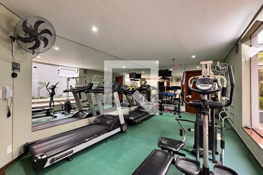 Área comum - Academia de apartamento à venda com 4 quartos, 150m² em Jardim, Santo André