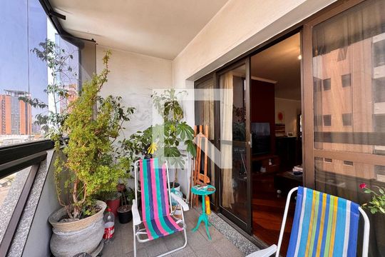 Sacada  de apartamento à venda com 4 quartos, 150m² em Jardim, Santo André