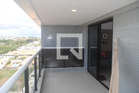 Varanda Sala de apartamento para alugar com 1 quarto, 52m² em Stella Maris, Salvador