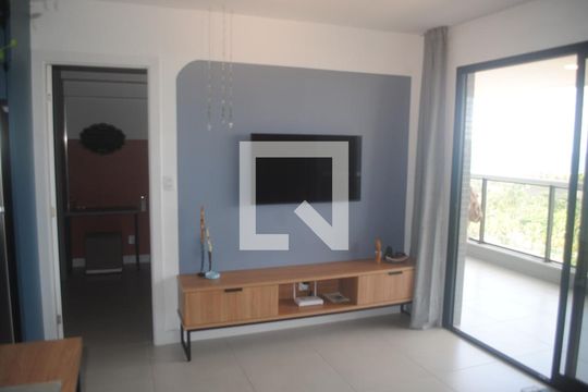 Sala de apartamento para alugar com 1 quarto, 52m² em Stella Maris, Salvador