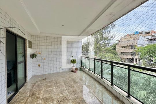 Varanda de apartamento à venda com 3 quartos, 130m² em Barra da Tijuca, Rio de Janeiro