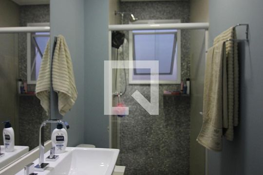 Quarto 1 - Suíte Banheiro de apartamento para alugar com 2 quartos, 70m² em Independência, São Bernardo do Campo